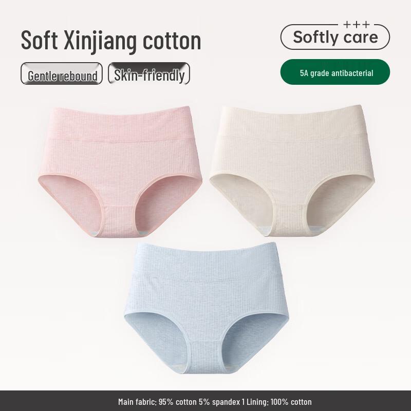 Fenteng Women's High-Waist Cotton Briefs