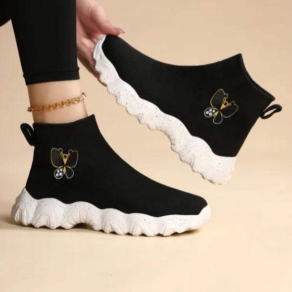 Fashion Fashion Sports Shoes Child Children Girl Breathable Socks Shoes Women a Pedal Platform Leisure Sports Parent Child Style