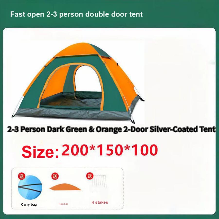 Jedno- nebo dvoumístný stan Venkovní vodotěsný Ochrana proti slunci Skládací Automatický Stan na kempování Park Piknik Repelent proti komárům Rychlé postavení