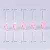 100Pcs Disposable Tattoo Ink Caps Pink Tattoo Ring Ink Cup For Tattoo Needle Supplies Accessorie Makeup Tattoo Tools