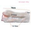Masturbators for Men Sex Dolls White Fluffy Single Channel Manual 550g 12-15cm Alien Jet Cup Adult Sex Products Penis Exercise
