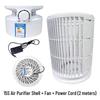 Enhanced DIY 15S Air Purifier Shell: Smoke, Formaldehyde, Hair, and Dust Removal for Bedrooms, Living Rooms, and Game Rooms.