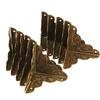 10PCS 3.6x2.4cm Luggage Case Box Corners Brackets Decorative Corner For Furniture Decorative Triangl