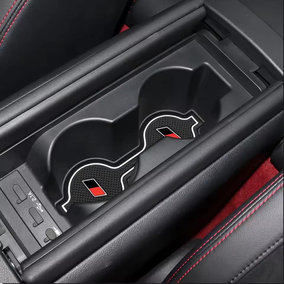 For Toyota GR86 Subaru BRZ 2025 - 2025 Anti-Slip Gate Slot Cup Mat Non-Slip Door Groove Pad Auto Interior Accessories