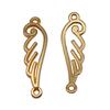 Feather Charm Angle Connectors For Bohemian Style Jewelry Vintage Pendants