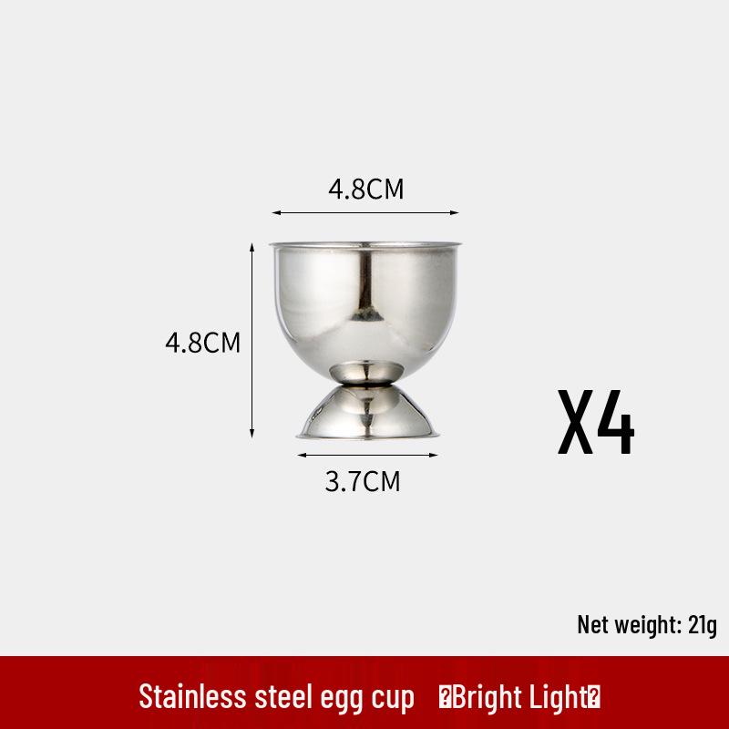 Stainless Steel Egg Holder and Server - 45ml Wine Glass Size