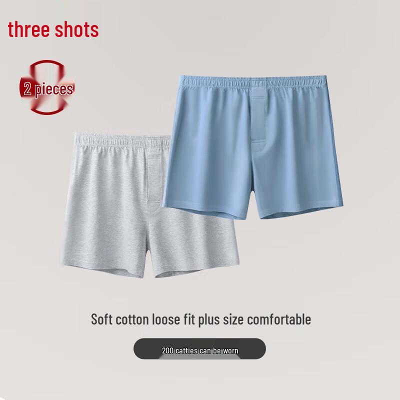 

Men s Pure Cotton Loose Boxer Shorts 2-Pack 3XL (170-190 lbs)