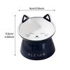 Ceramic Raised Cat Food Bowl Dish and Water Stylish 11.5cmx8cm