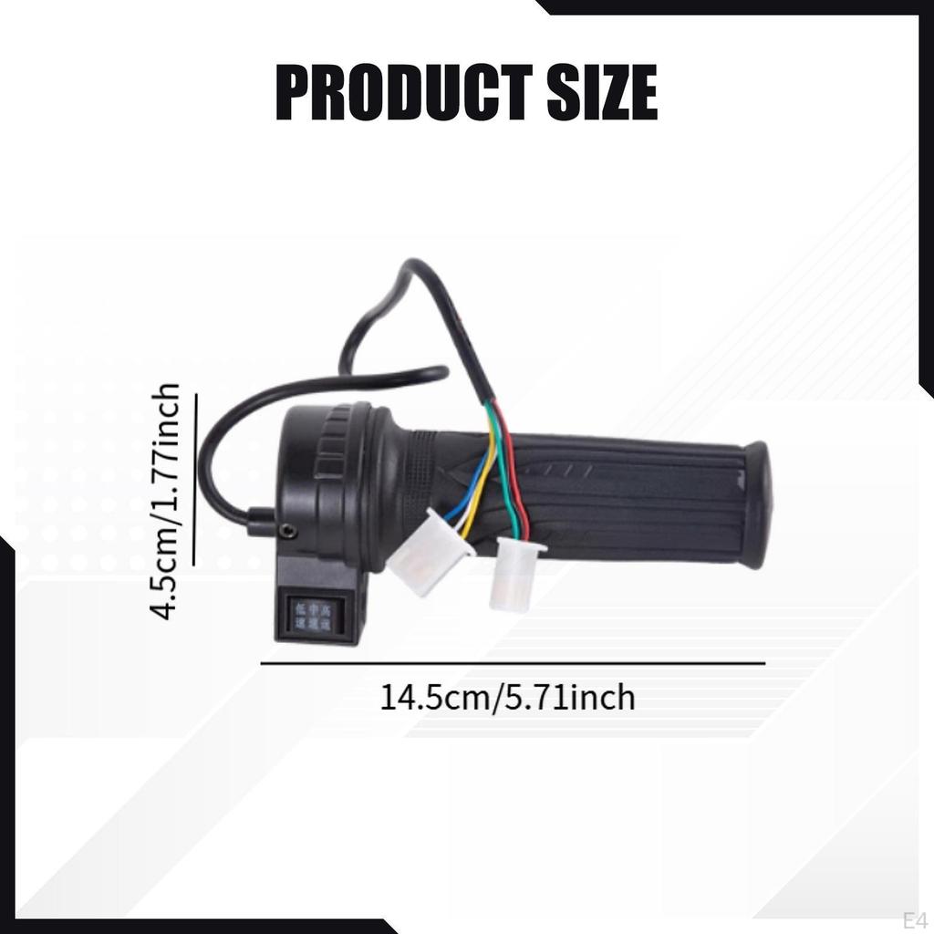 Electric Twist Throttle Grips Speed Handlebar Handle Grip