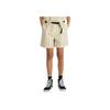 Vans X Spitfire Collaboration Checkerboard Wave Stripe Casual Shorts Women Shorts Off-White VN000GJSDJR