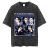 Vintage Washed Ateez Yunho Kpop Band Album 2026 TShirt Mens Women Hip Hop Loose Korean Fashion Short Sleeve T Shirt Streetwear