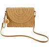 Woven Straw Shoulder Bag Handmade Beach Woven Storage Bag Multi Functional Fashionable Minimalist Women's Diagonal Envelope Bag
