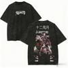 Ghost Slayer Blade Loose Casual Top YK Style for Unisex and Women Unisexga Enthusiasts YK Washed Unisex Tshirt