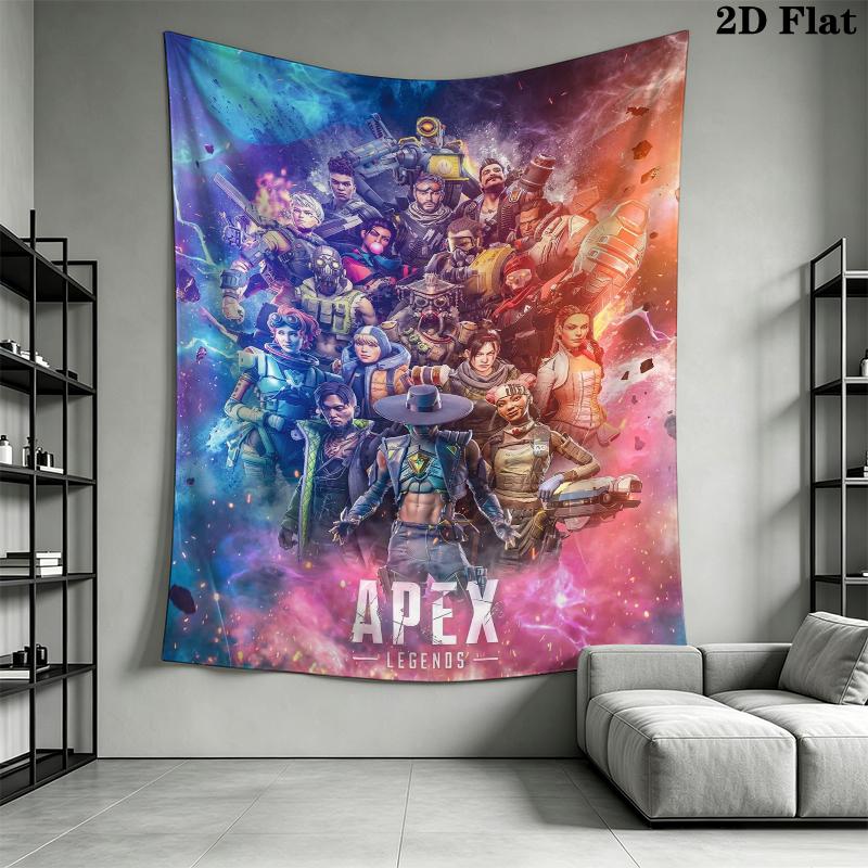 Apex Legends Wall Tapestry Aesthetic Wall Hanging Printed Fabric Blanket Decorative Tapestries for Bedroom Living Room Home Decor