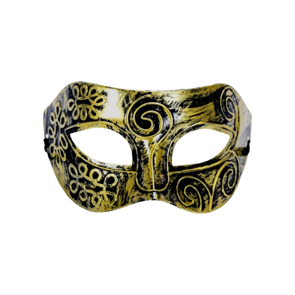 Karnival Retro Vintage Premium Mask  Halloween Party Mask  Herrars Antik Romersk Mask