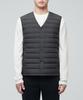 Musinsa Standard Transform Round Neck Light Down Vest [Charcoal Gray]