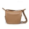 Women's Multifunctional Shoulder Bag Commuter Business Backpack Solid Color Crossbody Bag