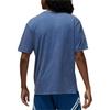 Jordan Logo Crew Neck Pullover Short Sleeve T-Shirt Men Tops Blue DH8920-493