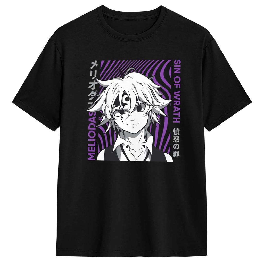 Nanatsu No Taizai Seven Deadly Sins TShirt Summer Harajuku TShirts Cotton ONeck Top Tees ShortSleeved Street Style Tops