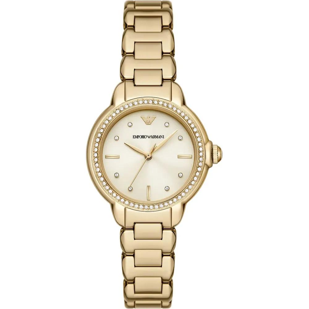 Emporio Armani Champagne Gold Stainless Steel Women s Quartz Watch AR11609 шампанского