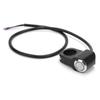 Handlebar Switch Push Button W Light Reset Lock Universal for Motorcycle with 22mm HandlebarRed Light