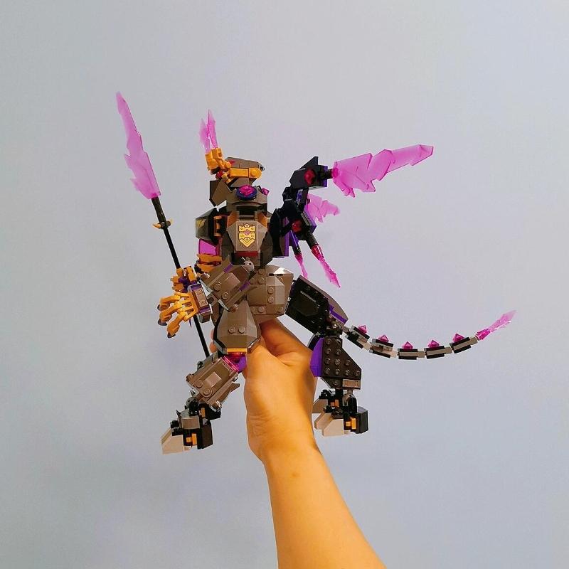 New Season The Crystal King Posable Centaur Creature Wings Platform 71772 Building Block Bricks Toys For Children Gifts