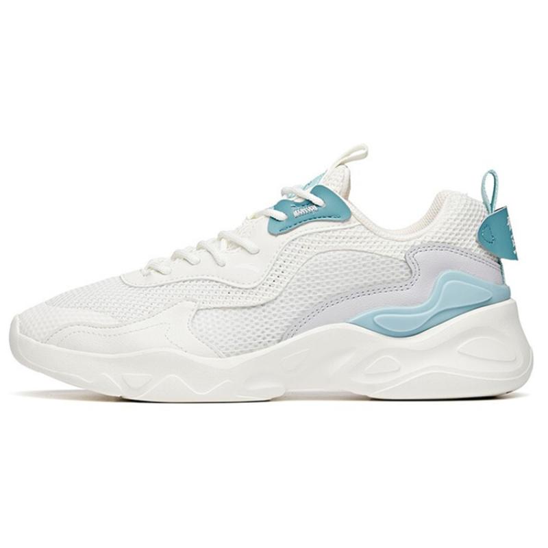 ANTA Life Collection Casual Shoes Men s Low top Ivory White/Light Silver Gray Sneakers 112128863-2 41