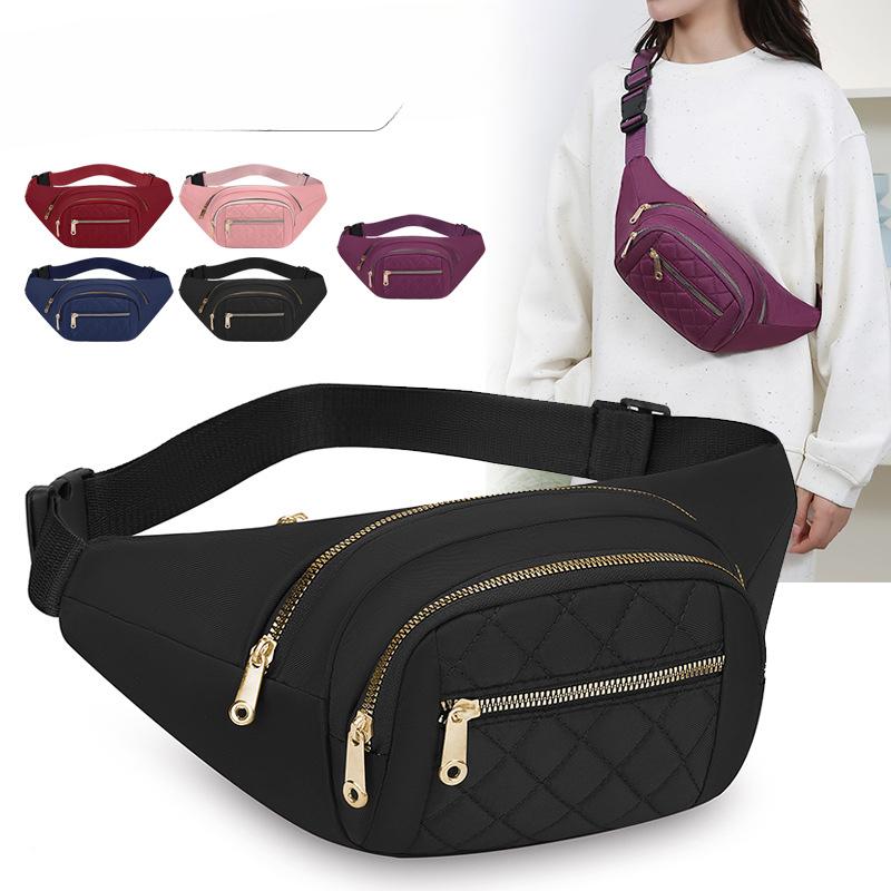 Chest Bag Mobile Phone Oxford Diagonal Bag Leisure Purse Canvas Purse Ladies Mobile Phone Bag Sports Bag