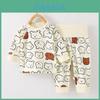 Cozy 2023 Autumn Winter Childrens Soft Cotton Long Sleeve Two Piece Set For Baby Boys And Girls