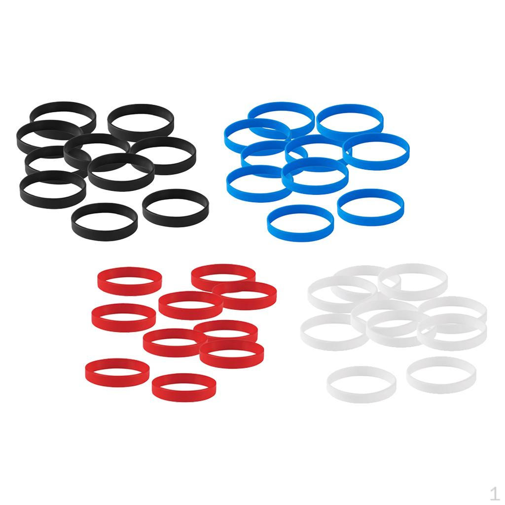 Blank Silicone Wristbands Fashion Rubber Bracelet Blue White Black Red