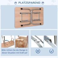 PawHut Pet Grooming Table Care Table Clipping Table with Adjustable Bottom Basket for Dogs