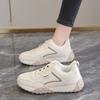 Women's soft-soled sneakers large size outside wear non-slip casual old dad tide shoes spring and autumn small white shoes