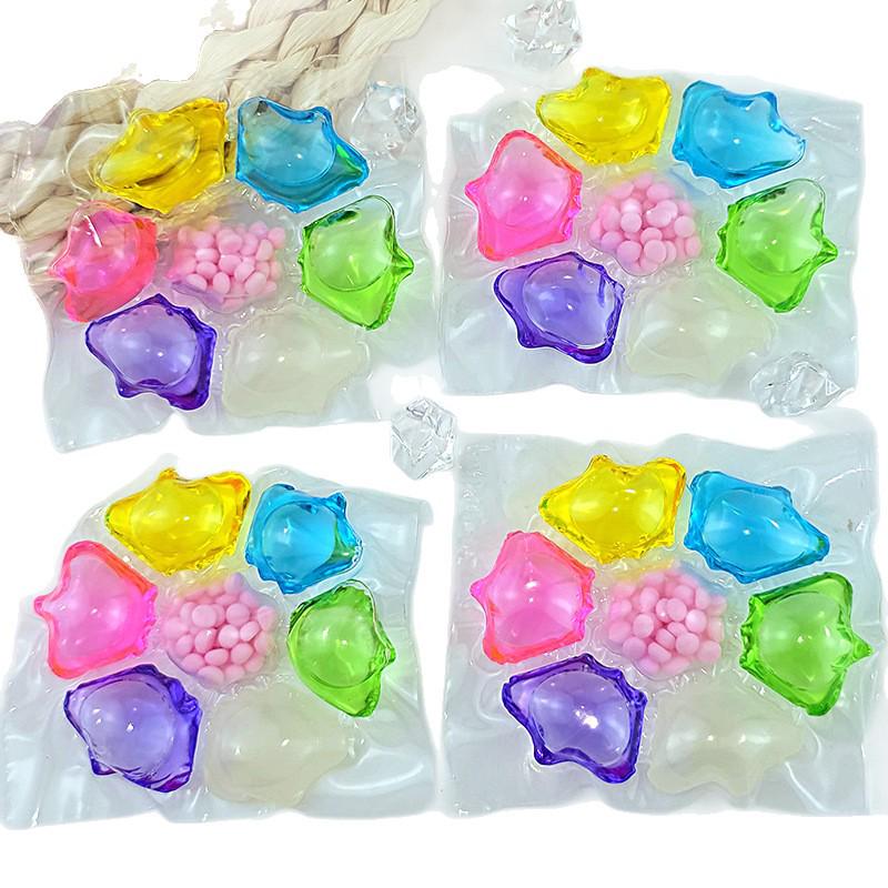 Yi Ke Shu 7-in-1 Laundry Pods: Fragrance Clean, Stain Removal, Long-Lasting Scent, Multi-Chamber Laundry Beads.