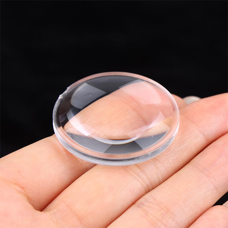 Lente óptica acrílica de 5 peças, 25 mm, 37 mm de diâmetro, lente plano convexa, óculos VR, lente asférica, lente PMMA