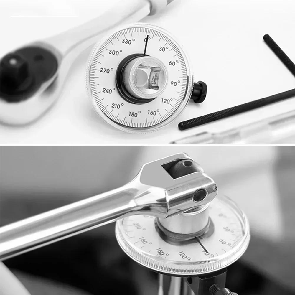 Chiave dinamometrica Dinamometro Quadrante Strumento a mano Attrezzatura per servizio auto Garage Calibrata in gradi Strumenti automobilistici Riparazione auto