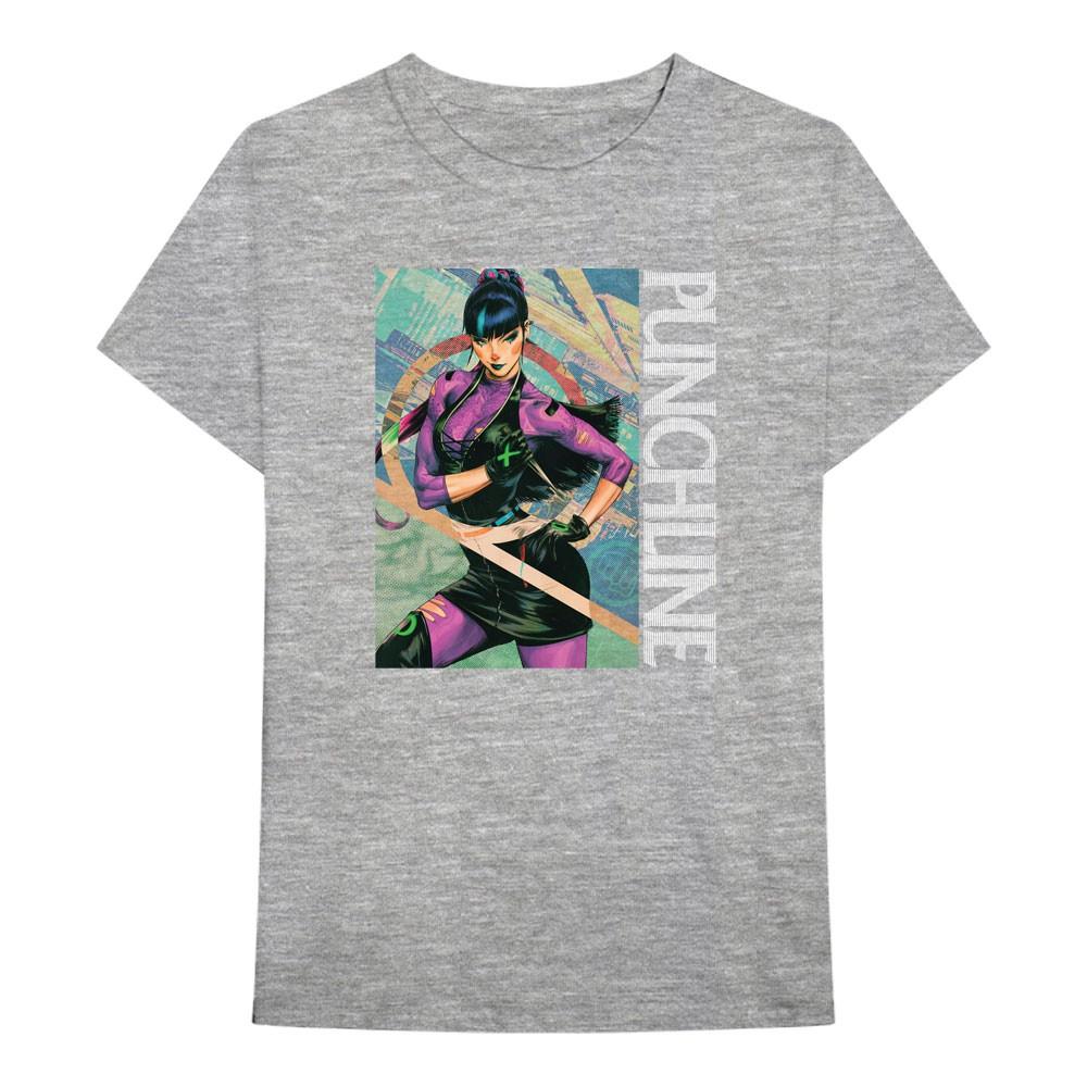 Men s DC Comics Punchline T-shirt Large Grey 2XL