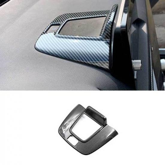 For Honda Civic 2022-2023 ABS Carbon Fiber Central Console Navigation Panel Trim