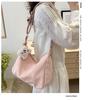 2024 Trendy Korean Style Large Capacity Solid Color Women's Shoulder Tote Handbag