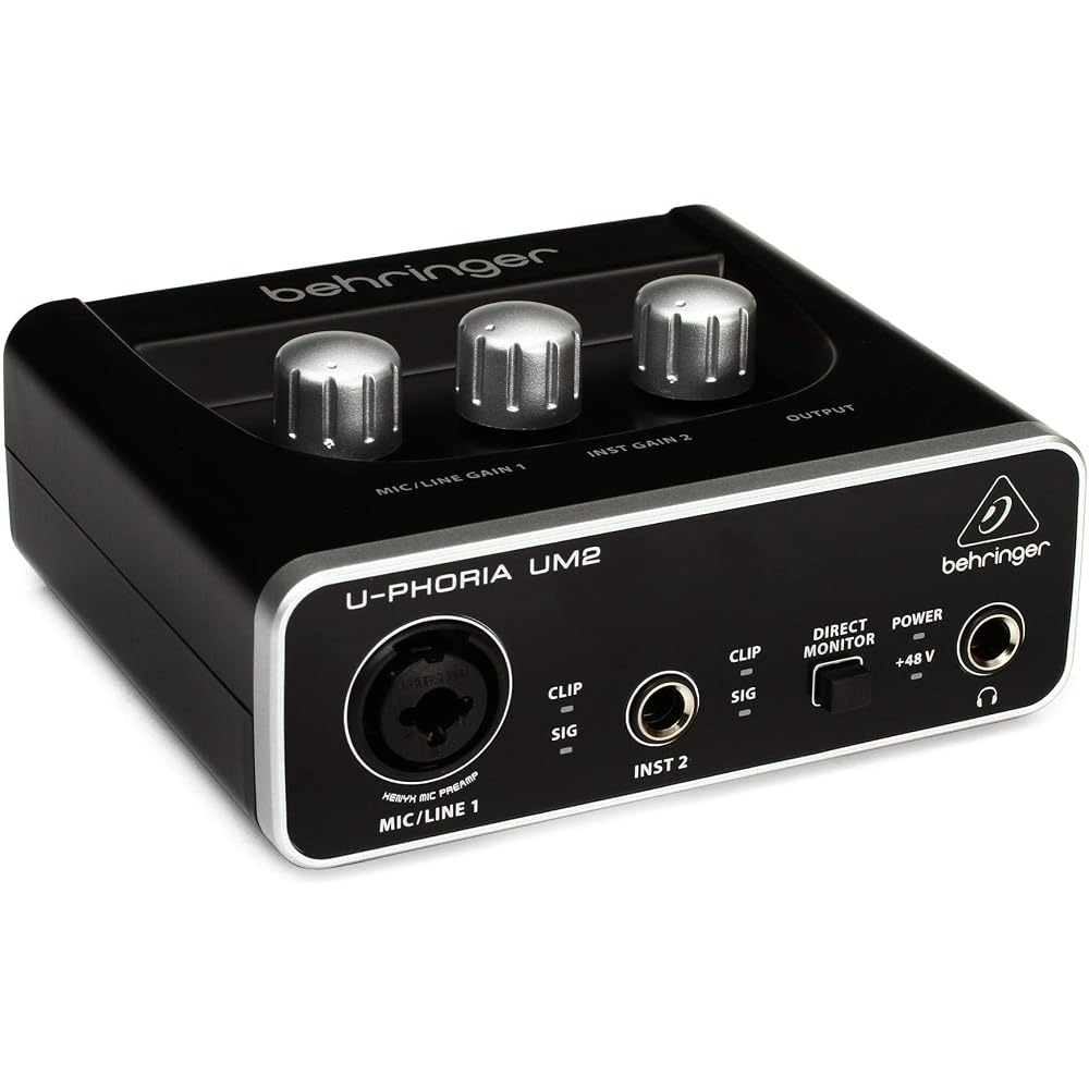 BEHRINGER USB AUDIO INTERFACE UM2