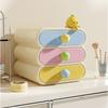 ABS PET Plastic Makeup Organizers Enhances Durability Long Time Use Cosmetic Storage Solution Space Saving