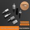 Integrated Self-Tapping Glass Shelf Bracket with Rubber Sleeve