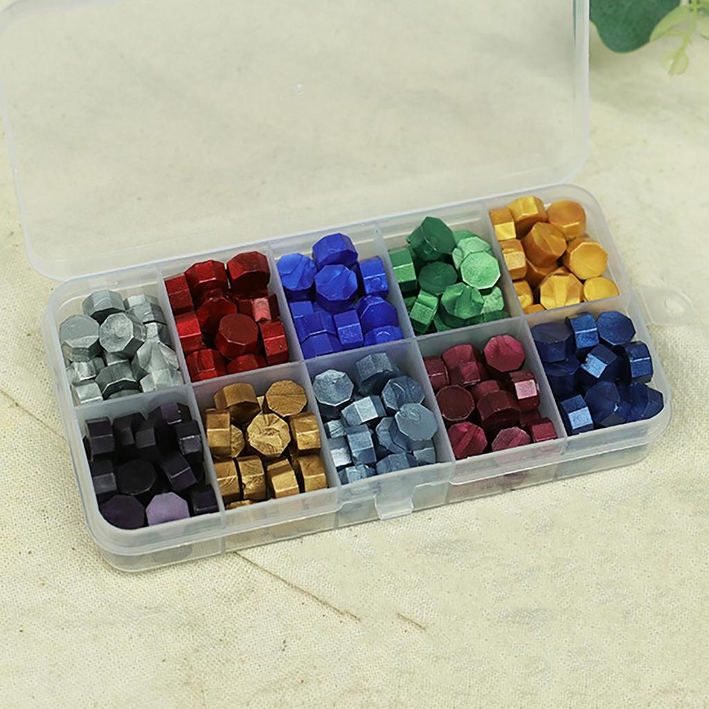 200Pcs Wax Seal Beads Sealing Wax Bead for Wax Stamp Sealing Cards Envelopes Stamp Sealing Beads Seals Letter