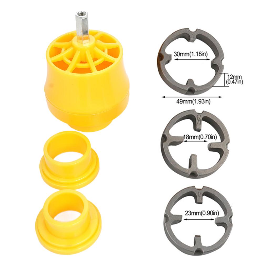 Set scule filetat țevi PVC Filetator țevi Adaptor bormașină electrică pentru dimensiuni țevi 1/2 inch 3/4 inch 1 inch Instalații sanitare