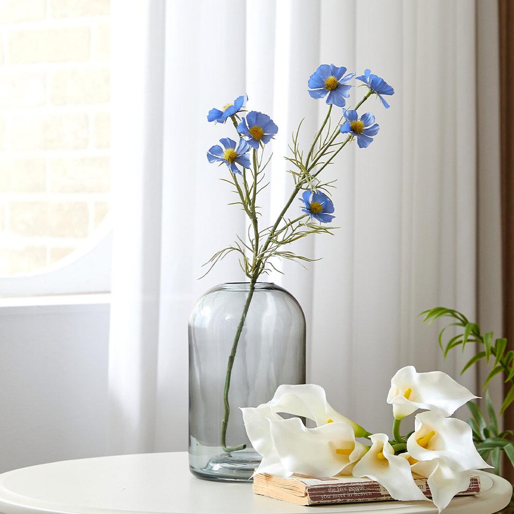 Mini Cosmos Artificial Stem 48 cm Blue