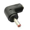 Adapter zasilania 90 stopni DC5.5x2.1mm na DC3.5x1.35mm Żeński na Męski Złącze Konwertera Ładowania dla Laptopów