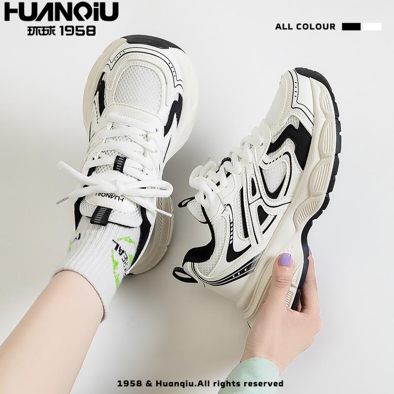 Global high-value thick-soled walking shoes, new 22 autumn models, breathable sports and leisure 35