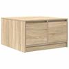 VidaXL Coffee Table with Drawers Sonoma Oak 70.5x70x40 Cm, Center Table, Sofa Table, Accent Table, Table 3328410