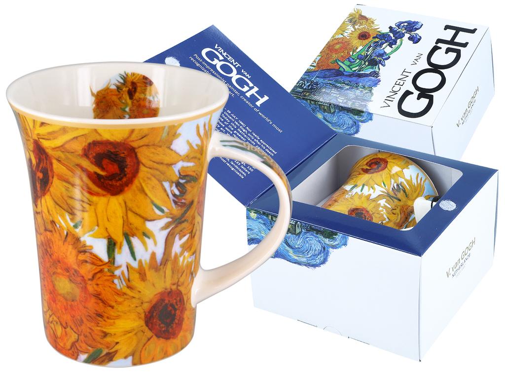 Kubek Porcelanowy Van Gogh Słoneczniki Do Kawy Herbaty Na Prezent