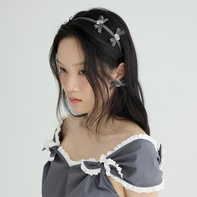 Lovuee Frost Rose Hairband Gray