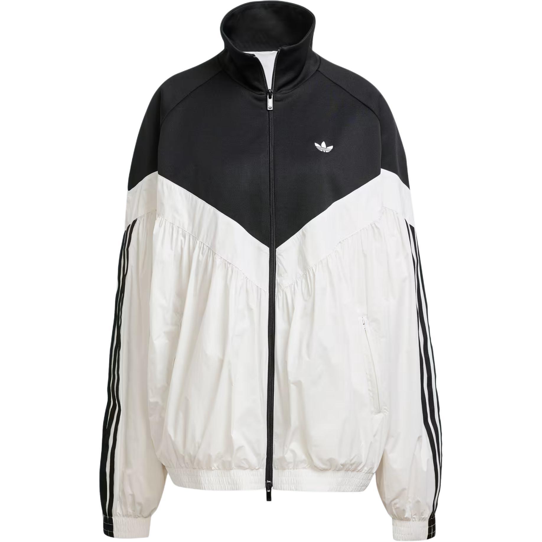 (WMNS) adidas Originals R3CD Track Jacket Asia Sizing Black White Women s JZ6777 L